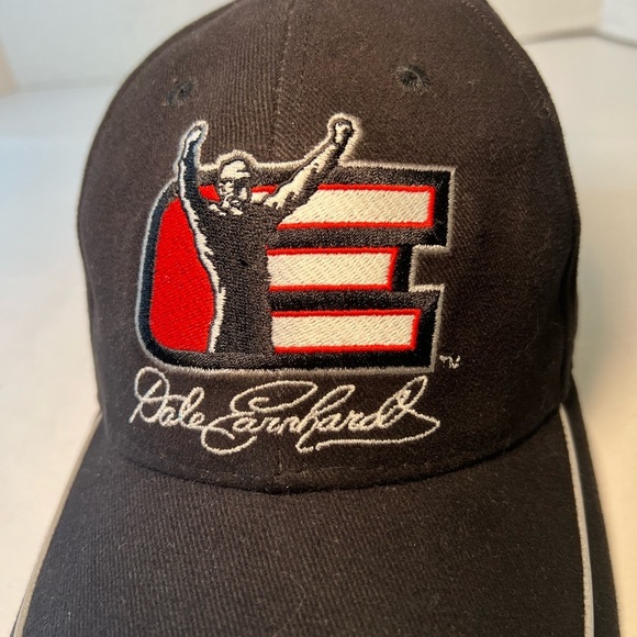 Vintage Dale Earnhardt Hat 00s NASCAR Strapback Cap Goodwrench Sr #3 - Picture 8 of 8